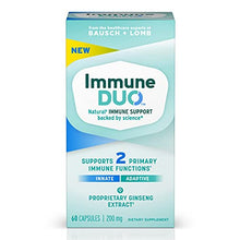 Load image into Gallery viewer, Ginseng Immune Support by Immune Duo, American Ginseng Extract, Dietary Supplement, Naturally Derived, 60 Capsules, 200mg, Multi