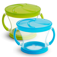 Load image into Gallery viewer, Munchkin Snack Catcher, 2 Pack, Blue/Green