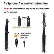 Load image into Gallery viewer, Phone Tripod Stand Selfie Stick 54 Inch Portable Aluminum Alloy with Wireless Remote Shutter for iPhone 12 11 pro Xs Max Xr X 8 7 6 Plus, Android Samsung Galaxy Smartphone Tripod Vlog/Live Stream