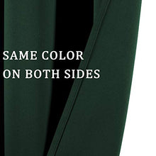 Load image into Gallery viewer, KEQIAOSUOCAI Green Emerald Window Curtains 95 Inch Room Darkening Blackout Curtain Set Thermal Insulated Grommets Drapes for Bedroom Living Room 2 Panels