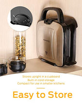 Load image into Gallery viewer, Elechomes Belgian Waffle Maker with Removable Plates, Easy to Use and Dishwasher Safe, Non-Stick, 2-Slices, Cord-Storage, Premium Stainless Steel