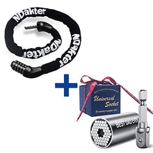 Load image into Gallery viewer, NDakter Bike Chain Lock and Universal Socket Tools