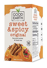 Load image into Gallery viewer, Good Earth Herbal & Black Tea, Sweet & Spicy, 18 Count Tea Bags (Pack of 6) (Packaging May Vary)