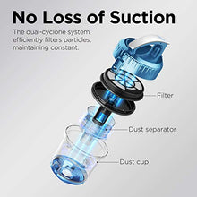 Load image into Gallery viewer, Eureka NEN110A Whirlwind Bagless Canister Vacuum Cleaner, Lightweight Corded Vacuum for Carpets and Hard Floors, Blue