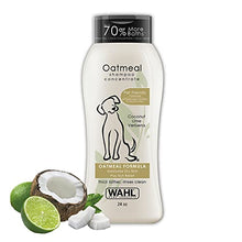 Load image into Gallery viewer, Wahl Dry Skin & Itch Relief Pet Shampoo for Dogs – Oatmeal Formula with Coconut Lime Verbena & 100% Natural Ingredients, 24 Oz