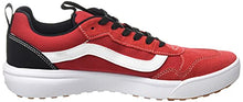 Load image into Gallery viewer, Vans Men's Low-Top Trainers Sneaker, Suede Canvas Red White, 11.5