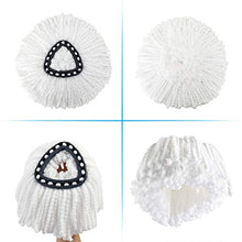 Load image into Gallery viewer, 4 Pack Mop Head Replacement Microfiber Mop Refills Spin Mop Replacement Head Easy Cleaning Replacement Mop Heads Includes 2 Microfiber Cloths