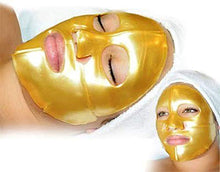 Load image into Gallery viewer, Permotary 6 PCS 24k Gold Gel Collagen Face Masks, Facial Treatment Deep Moisturizing Masks For Anti Aging Puffiness Skincare Anti Wrinkle Tighten Skin & Revitalize Skin