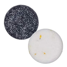 Load image into Gallery viewer, 100% Natural Shampoo Bar for Hair 2 Pieces Solid Shampoo Soap for Treated Dry Damaged Hair Vegetarian Plant Essence Helps Stop Hair Loss and Promotes Healthy Hair Growth 4.2oz (Bamboo Charcoal)