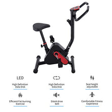 Load image into Gallery viewer, Ship from USA, Indoor Cycling Bike Stationary - Cycle Bike with Comfortable Seat Cushion - Health & Fitness Indoor Cycling Bike -Dual Felt Pad Resistance with Caged Pedals - Adjustable Seat (A)