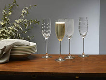 Load image into Gallery viewer, Mikasa Cheers Champagne Flutes, Set of 4