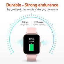 Load image into Gallery viewer, Smart Watch for Women (Answer/Make Calls),1.69" HD Full Touch Screen Bluetooth Smartwatch for Android and iOS Phones Compatible IP67 Waterproof Fitness Tracker with Heart Rate Monitor (Pink)