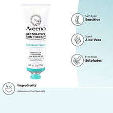 Load image into Gallery viewer, Aveeno Restorative Skin Therapy Itch Relief Body Balm for Sensitive, Distressed, Dry Skin, With Prebiotic Oat & Pramoxine Hcl, Formulated Without Parabens, Fragrance & Steroids, 4.0 Ounce