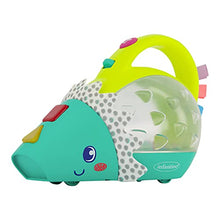 Load image into Gallery viewer, Infantino Push & Pop Musical Light-Up Mini-Vac Hedgehog Mini-Me Pretend Toy Vacuum with Music, Lights, Bouncing Balls, Sounds & Buttons, Helps Build Gross Motor Skills, for Babies & Toddlers