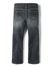 Load image into Gallery viewer, The Children's Place Boys Basic Bootcut Jeans,Dk Juptier/Dustbowl Wash/Med Indigo/Pierce Wash 4 Pack,16