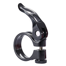 Load image into Gallery viewer, WILE Quick Release Bicycle Seatpost Clamp Black 34.9mm