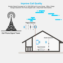 Load image into Gallery viewer, AT&T Cell Phone Signal Booster Amplifier 4G LTE Band12/17 700Mhz US Cellular T-Mobile AT&T Cell Phone Booster ATT Cell Signal Booster Mobile Signal Booster with Antennas Kit for Home Boost Data+Voice