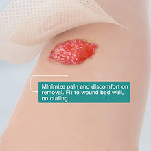 Load image into Gallery viewer, Dimora Silicone Foam Dressing with Border Adhesive 6"x6" Waterproof Wound Dressing Bandage for Wound Care 5 Pack…