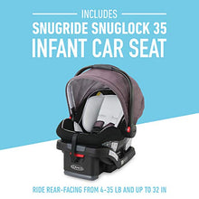 Load image into Gallery viewer, Graco Modes2Grow Travel System | Includes Modes2Grow Stroller and SnugRide SnugLock 35 Infant Car Seat, Kinley