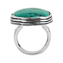 Load image into Gallery viewer, Silpada 'Tumbled Turquoise' Natural Turquoise Ring in Sterling Silver, Size 7