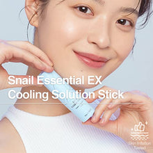 Load image into Gallery viewer, THESAEM Snail Essential EX Cooling Solution Stick Balm – Under Eye Depuffing & Soothing – Face & Eye Serum Treatment – With Snail Collagen & Aquaxyl for Moist Glow, 0.38oz.
