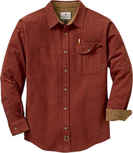 Load image into Gallery viewer, Legendary Whitetails Men's Buck Camp Flannel Shirt, Barnwood Heather, 3X-Large