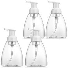 Load image into Gallery viewer, Titanker Soap Dispensers, 4 Pack Foaming Soap Dispenser, Foam Hand Soap Dispenser Plastic with Pump for Bathroom and Kitchen, 10 oz