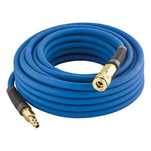 Load image into Gallery viewer, Estwing E1450PVCR 1/4" x 50' PVC / Rubber Hybrid Air Hose with Fittings Lightweight Kink-Resistant Compressed Air Hose with Solid Brass Couplings, Blue and Yellow