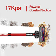 Load image into Gallery viewer, Vacuum Cleaner Super Suction Pet Hair Eraser 4 in 1 Bagless Upright Corded Stick Vacuum Easy Empty Dirt Bin Noise Free Lightweight& Versatile Handheld Vacuum with LED Multiple Brush Corded Vacuum