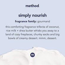Load image into Gallery viewer, Method Body Wash, Simply Nourish, 18 oz, 1 pack, Packaging May Vary