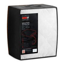 Load image into Gallery viewer, Dual Control Heated Mattress Pad Queen Size | Zone Heating Electric Bed Warmer W/ Auto Shut Off | Fit Up To 15 Inch | 12.5ft Long Cord | Therapeutic & Relieves Sore Muscles/Joints - 60x80 Inch, White