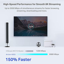 Load image into Gallery viewer, TP-Link WiFi 6 AX3000 Smart WiFi Router – 802.11ax Wireless Router, Gigabit Internet Router, Dual Band, OFDMA, MU-MIMO, OneMesh Compatible (Archer AX55)