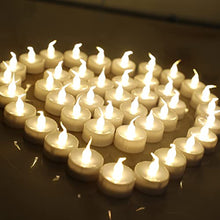 Load image into Gallery viewer, Topstone LED Tea Light,Flameless Flickering Tealight with Remote Control,Long Lasting Battery Operated LED Tealights Candle with Timer,for Seasonal &Festival Celebration,Pack of 12(Warm White)
