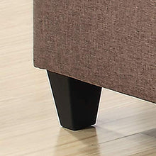 Load image into Gallery viewer, Poundex F6904 Bobkona Windsor Linen-Like 2 Piece Sofa and Loveseat Set, Light coffee