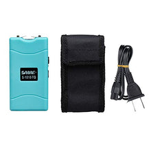 Load image into Gallery viewer, SABRE Stun Gun with Painful 1.160 µC Charge, 120 Lumens, Rechargeable with LED Flashlight, Includes Belt Holster and Safety Switch