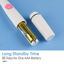 Load image into Gallery viewer, Kids Electric Toothbrushes, Electric Toothbrush Kids Sonic Toothbrush Electronic Toothbrush, Battery Power Tooth Brush with Replacement Heads, IPX7 Waterproof, Pink