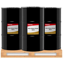 Load image into Gallery viewer, Sinopec Moly Extreme Pressure Lithium Grease #2 - (3) 120LB. (16 Gallon) Kegs
