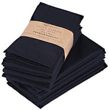 Load image into Gallery viewer, Ruvanti Kitchen Cloth Napkins 12 Pack 18 X 18 Inch Dinner Napkins Soft, Comfortable, Reusable Napkins,Durable Linen Napkins, Perfect Table Napkins, Sky Blue Napkins for Dinners, Parties & Weddings.