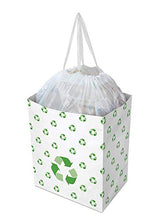 Load image into Gallery viewer, Clean Cubes 13 Gallon Disposable Sanitary Trash Cans & Recycling Bins, 6 Pack (Recycle)