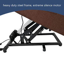 Load image into Gallery viewer, Esright Power Lift Chair Electric Recliner for Elderly Heated Vibration Massage Fabric Sofa Motorized Living Room Chair with Side Pocket and Cup Holders, USB Charge Port&Massage Remote Control, Brown