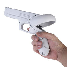 Load image into Gallery viewer, SINWEVR VR Controller Gun Case Compatible for Meta/Oculus Quest 2 Touch Controller Grips, Accessories for FPS Gaming, VR Pistol Handle Enhanced VR Shooting Game Experience (WHITE)
