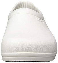 Load image into Gallery viewer, Crocs womens the Clock Work Medical Professional Shoe, White, 6 Women 4 Men US