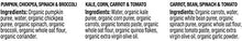 Load image into Gallery viewer, Plum Organics Hearty Veggie, Organic Baby Food, Variety Pack, 3.5 Ounce Pouch (Pack of 18)