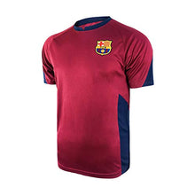 Load image into Gallery viewer, Icon Sports Mens Striker Short Sleeve Game Polyshirt UEFA Champions League Soccer Barcelona, Alternate, Large