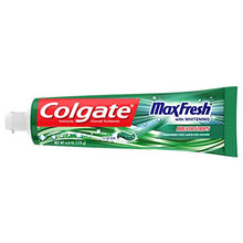 Load image into Gallery viewer, Colgate Max Fresh Whitening Toothpaste with Breath Strips, 6 Oz, Limited Edition, Clean mint, 24 Ounce (Pack of 4)