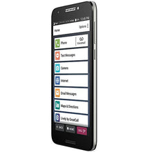 Load image into Gallery viewer, Jitterbug Smart2 No-Contract Easy-to-use 5.Smartphone for Seniors by GreatCall,Black