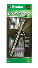Load image into Gallery viewer, Ticonderoga Noir Black Wood-Cased #2 Pencils, Holographic Design, 12-Count (13970)