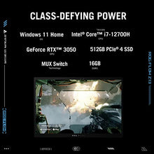 Load image into Gallery viewer, ASUS ROG Flow Z13 (2022) Gaming Laptop Tablet, 13.4” 120Hz FHD+ Display, NVIDIA GeForce RTX 3050, Intel Core i7-12700H, 16GB LPDDR5, 512GB PCIe SSD, Detachable RGB Keyboard, Windows 11, GZ301ZC-PS73