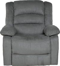 Load image into Gallery viewer, RelaxZen Longstreet Rocker Recliner with Massage, Heat and Dual USB ports, Gray