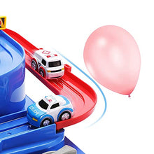 Load image into Gallery viewer, TEMI Kids Race Track Toys for Boy Car Adventure Toy for 3 4 5 6 7 Years Old Boys Girls, Puzzle Rail Car, City Rescue Playsets Magnet Toys w/ 3 Mini Cars, Preschool Educational Car Games Gift Toys